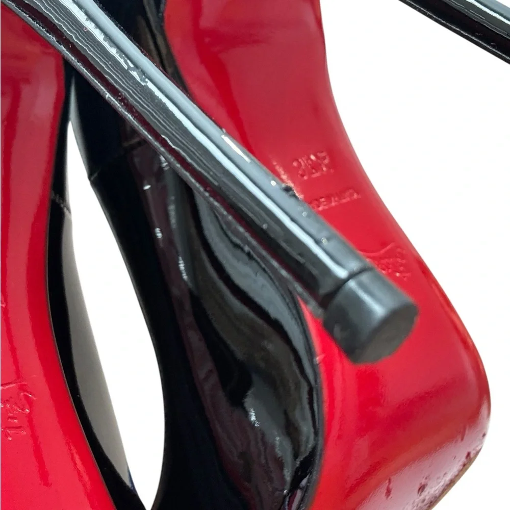 Christian Louboutin So Kate 120 Black Patent Leather 37.5